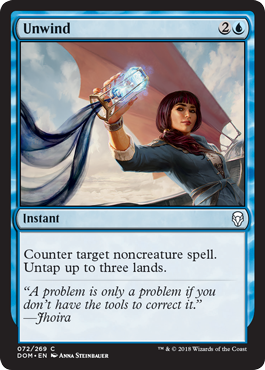 Unwind (Dominaria) Light Play Foil