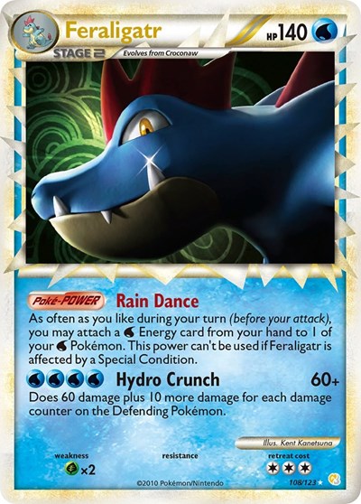 Feraligatr (Prime) (HeartGold SoulSilver) Light Play Holofoil