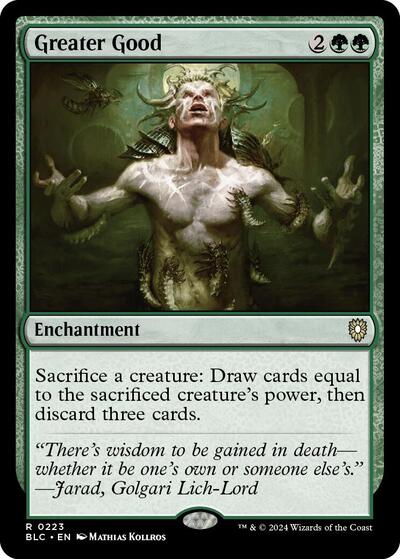 Greater Good (Commander: Bloomburrow) Light Play