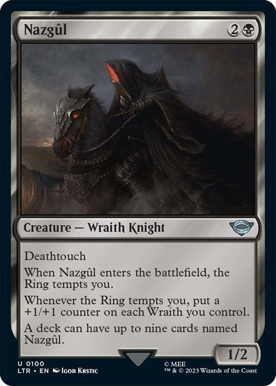 Nazgul (0100) (Universes Beyond: The Lord of the Rings: Tales of Middle-earth) Light Play Foil