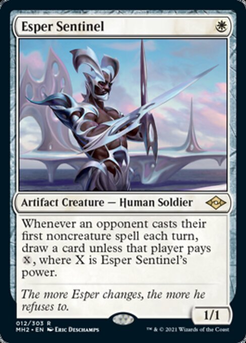 Esper Sentinel (Modern Horizons 2) Light Play Foil