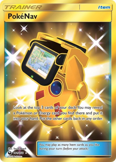 PokeNav (Secret) (SM - Celestial Storm) Light Play Holofoil