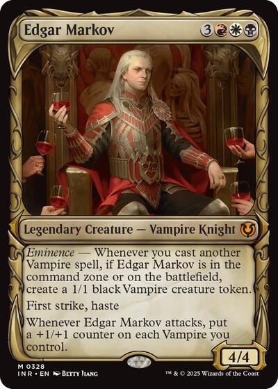 Edgar Markov (Showcase) (Innistrad Remastered) Light Play