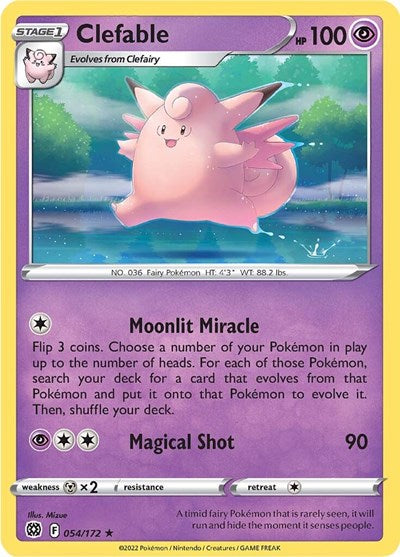 Clefable (SWSH09: Brilliant Stars) Light Play