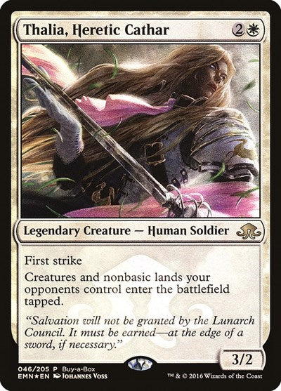 Thalia, Heretic Cathar (Promos: Buy-A-Box) Light Play Foil