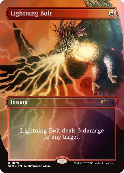 Lightning Bolt (1879) (Rainbow Foil) (Secret Lair) Light Play Foil