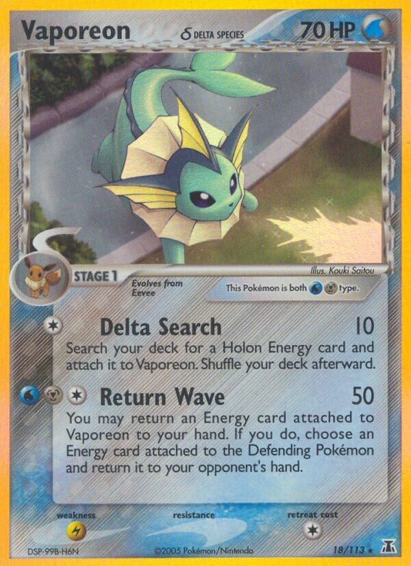 Vaporeon (Delta Species) [DS - 18/113]