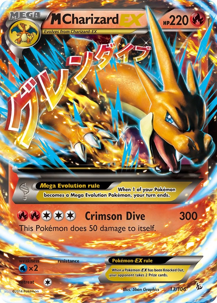 M Charizard EX (Y) [FLF - 13/106]