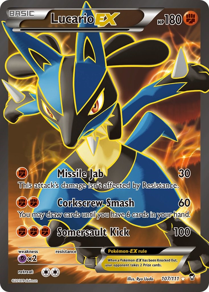 Lucario EX (107 Full Art) [FFI - 107/111]