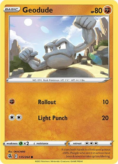 Geodude (SWSH08: Fusion Strike) Light Play