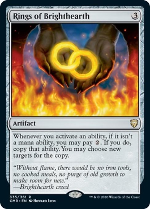 Rings of Brighthearth (Commander Legends) Light Play Foil