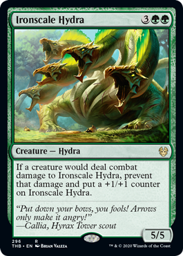 Ironscale Hydra (Theros Beyond Death) Light Play Foil