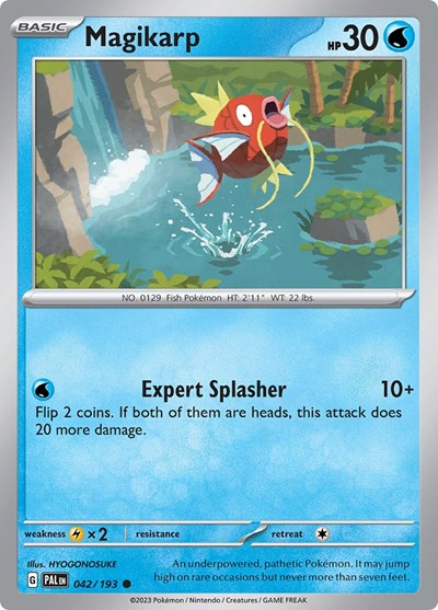 Magikarp - 042 (SV02: Paldea Evolved) Light Play Reverse Holofoil