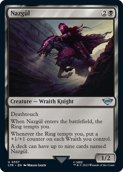 Nazgul (0337) (Universes Beyond: The Lord of the Rings: Tales of Middle-earth) Light Play Foil