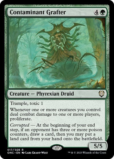 Contaminant Grafter (Commander: Phyrexia: All Will Be One) Light Play