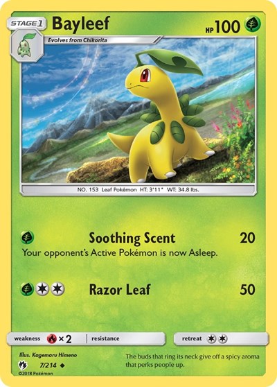 Bayleef (SM - Lost Thunder) Light Play