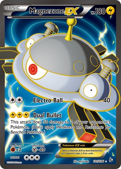 Magnezone EX (101 Full Art) (XY - Flashfire) Light Play Holofoil