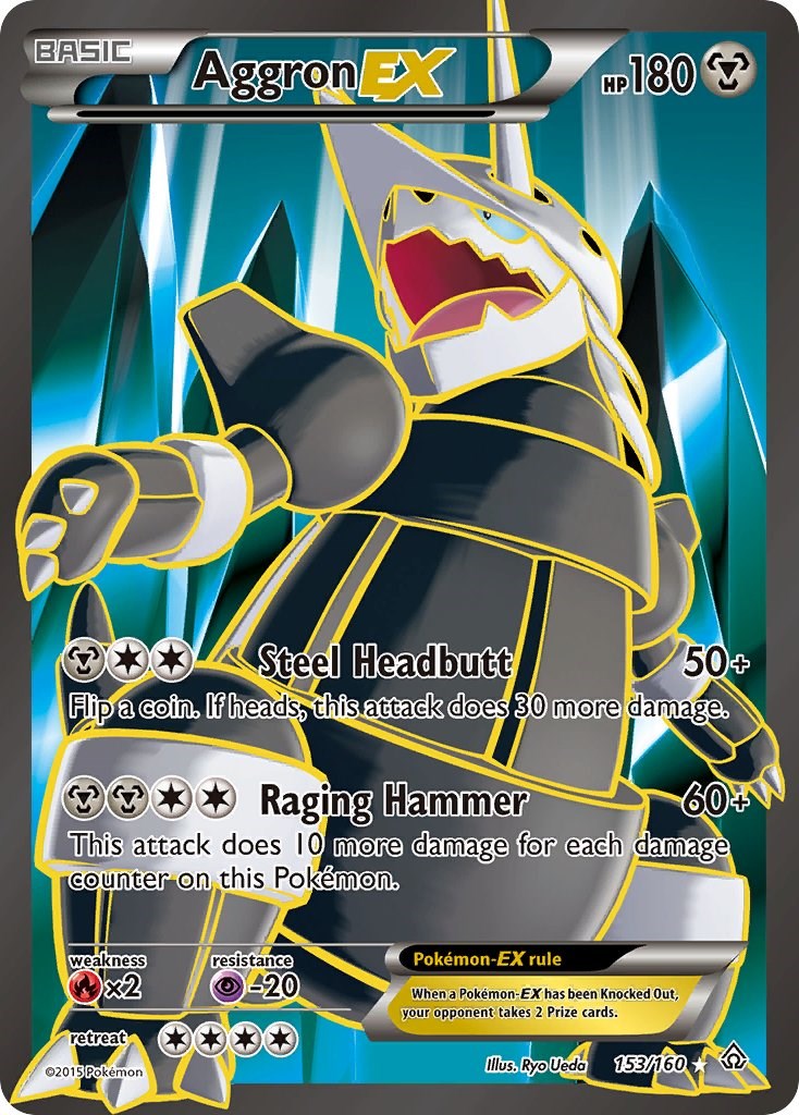 Aggron EX (153 Full Art) [PRC - 153/160]