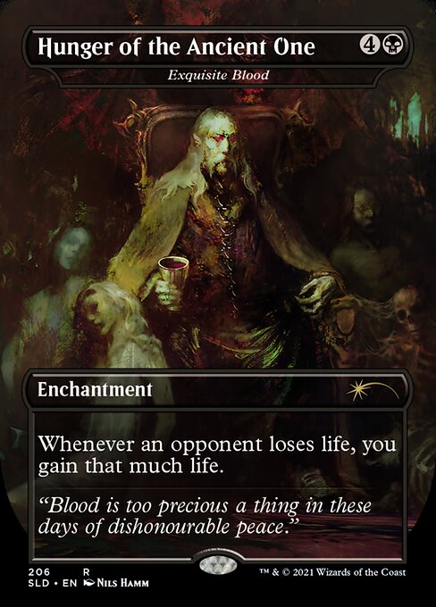 Hunger of the Ancient One - Exquisite Blood (Secret Lair) Light Play Foil