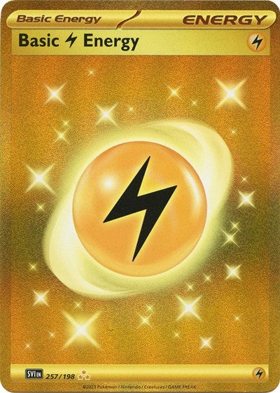 Basic Lightning Energy - 257 (Scarlet and Violet: Base Set) Light Play Holofoil