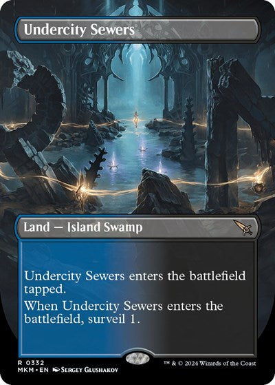 Undercity Sewers (Borderless) (Murders at Karlov Manor) Light Play Foil