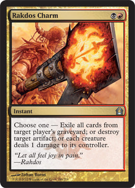 Rakdos Charm (Return to Ravnica) Light Play Foil