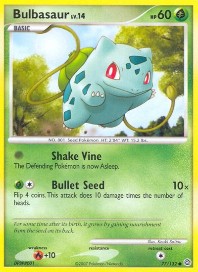 Bulbasaur (Secret Wonders) Heavy Play Reverse Holofoil