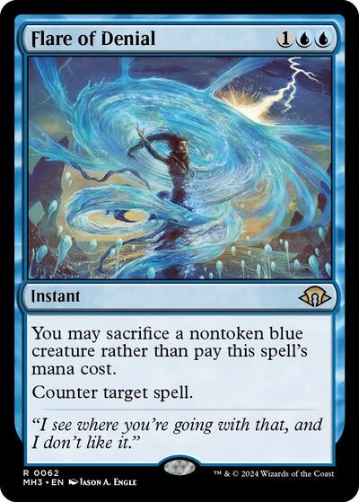 Flare of Denial (Modern Horizons 3) Light Play Foil