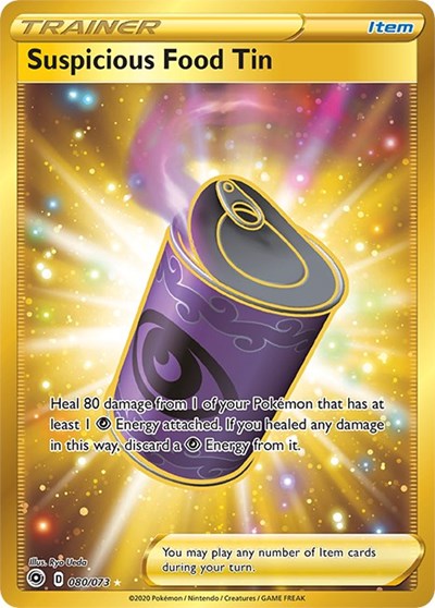 Suspicious Food Tin (Secret) (Champion's Path) Light Play Holofoil