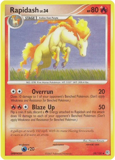 Rapidash (Diamond and Pearl) Light Play