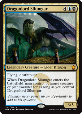 Dragonlord Silumgar (Dragons of Tarkir) Light Play Foil