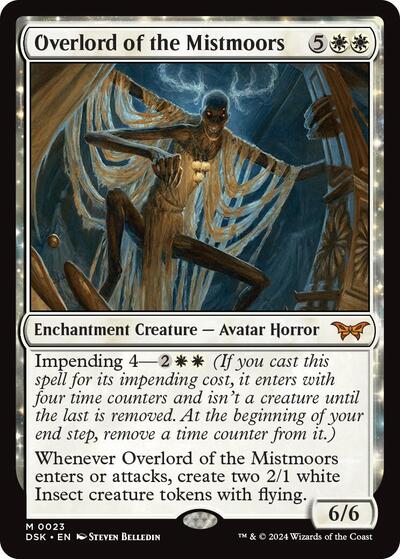 Overlord of the Mistmoors (Duskmourn: House of Horror) Light Play Foil