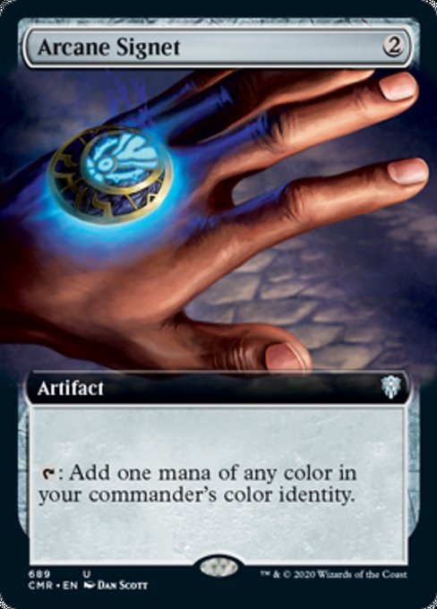 Arcane Signet (Extended Art) (Commander Legends) Light Play Foil