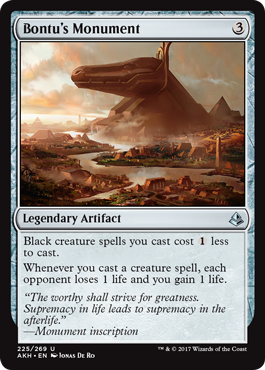 Bontu's Monument (Amonkhet) Light Play