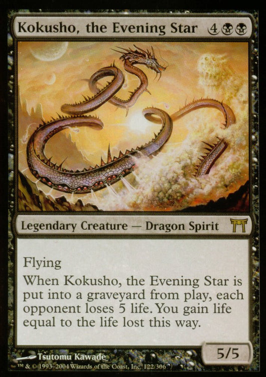 Kokusho, the Evening Star (Champions of Kamigawa) Light Play