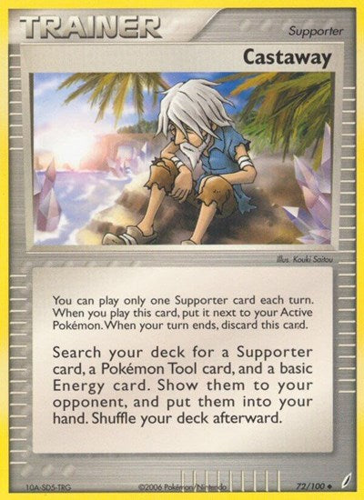 Castaway (Crystal Guardians) Light Play Reverse Holofoil