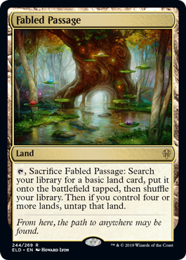 Fabled Passage (Throne of Eldraine) Light Play Foil