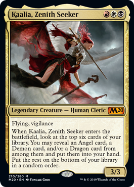 Kaalia, Zenith Seeker (Magic 2020 Core Set) Light Play