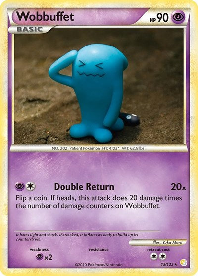 Wobbuffet (HeartGold SoulSilver) Light Play Holofoil