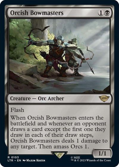 Orcish Bowmasters (Universes Beyond: The Lord of the Rings: Tales of Middle-earth) Light Play