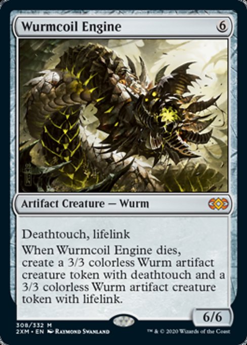 Wurmcoil Engine (Double Masters) Light Play