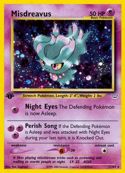 Misdreavus (Neo Revelation) Light Play Holofoil Unlimited