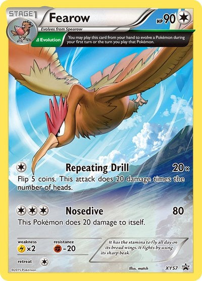 Fearow (XY Promos) Light Play Holofoil