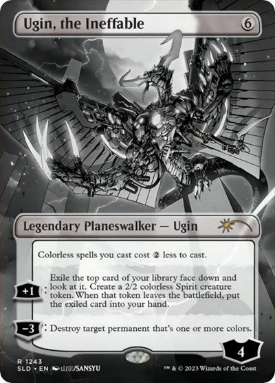 Ugin, the Ineffable (Borderless) (Secret Lair) Light Play Foil