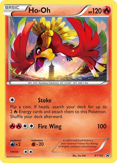 Ho-Oh (XY Promos) Light Play Holofoil