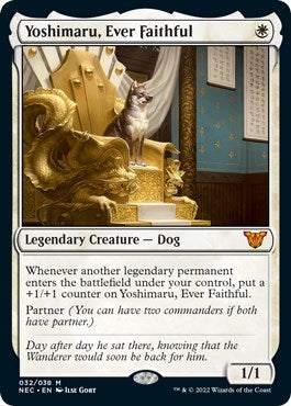 Yoshimaru, Ever Faithful (Commander: Kamigawa: Neon Dynasty) Light Play