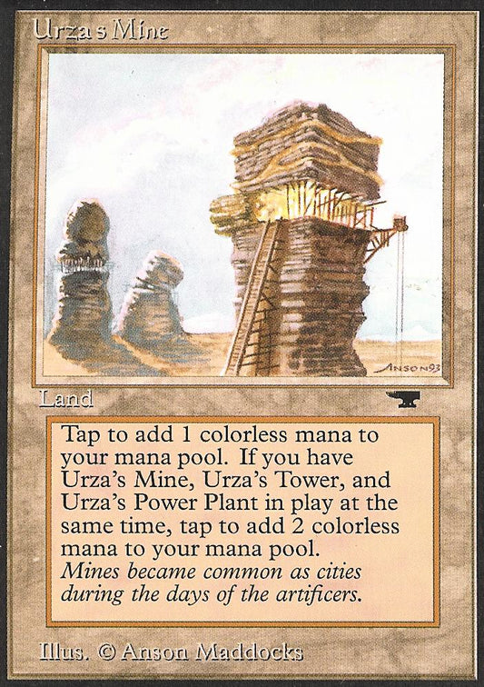 Urza's Mine (Tower) (Antiquities) Light Play