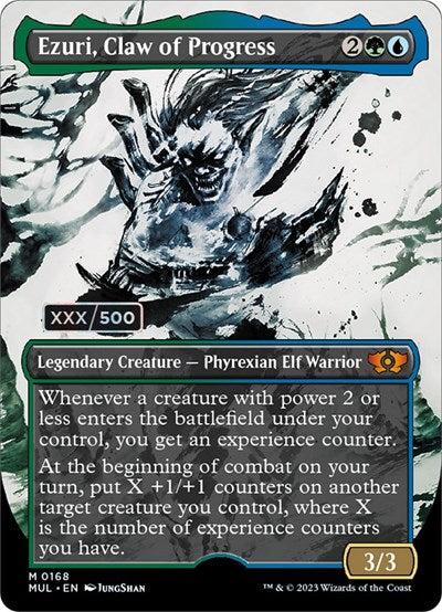 Ezuri, Claw of Progress (Serialized) (March of the Machine: Multiverse Legends) Light Play Foil