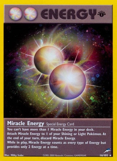 Miracle Energy (Neo Destiny) Light Play Holofoil