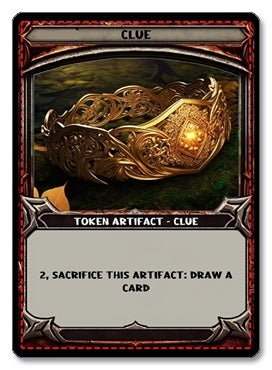 Clue Token - E4 Custom Foil Token